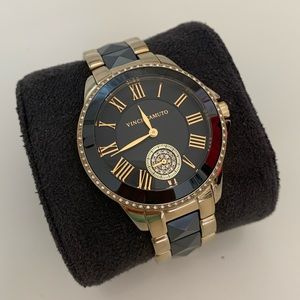 Swarovski, Ceramic & Steel Pyramid Bracelet Watch